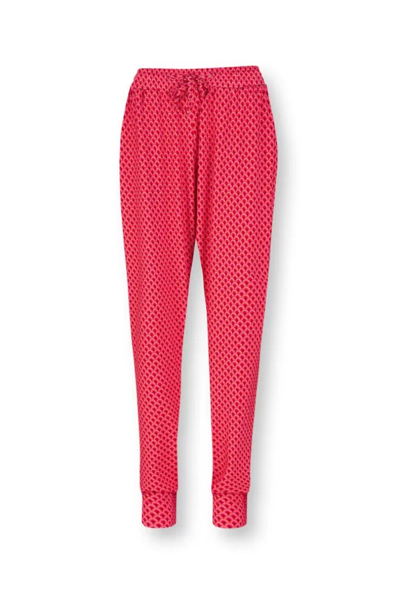 Online Trousers Long Suki Red Pants