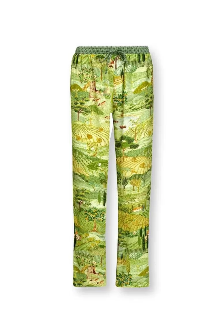 Sale Trousers Long Toscana Green Beachwear