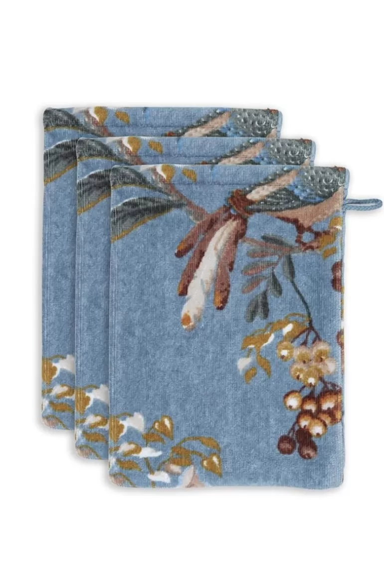 Best Sale Washcloth Set/3 Secret Garden 16X22Cm Washcloths