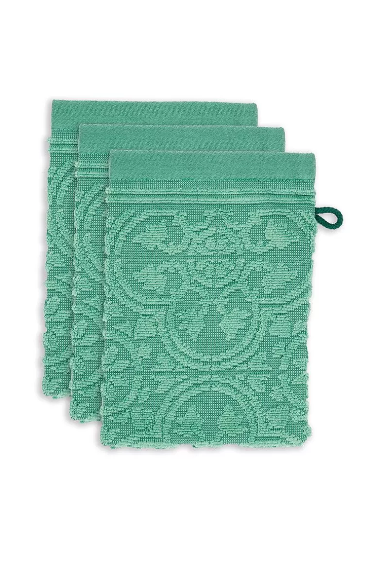 New Washcloth Set/3 Tile De Pip 16X22 Cm Washcloths