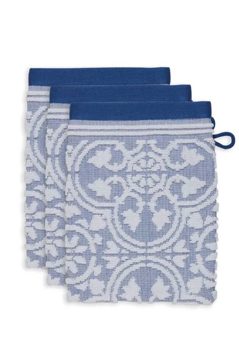 Hot Washcloth Set/3 Tile De Pip 16X22 Cm Washcloths