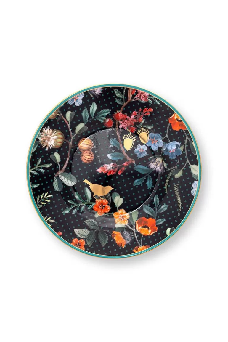 Fashion Winter Wonderland Petit Four Dark Blue 12 Cm Cake Plates