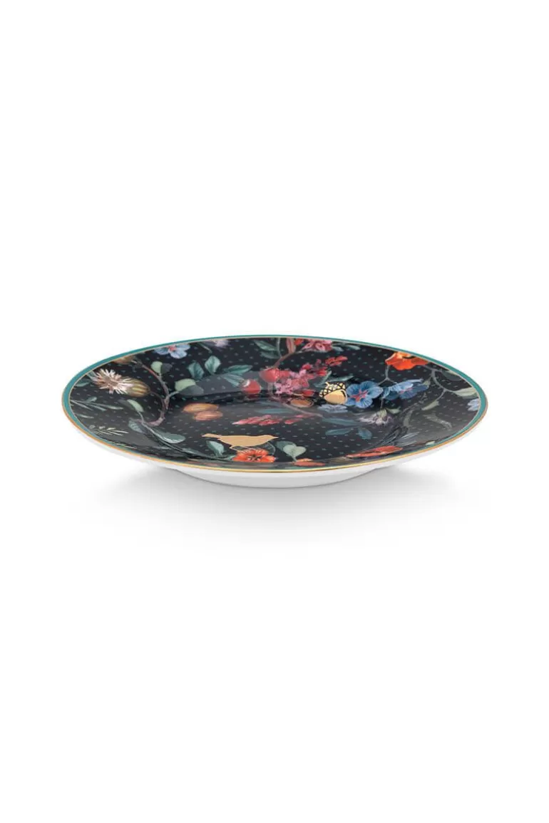Fashion Winter Wonderland Petit Four Dark Blue 12 Cm Cake Plates