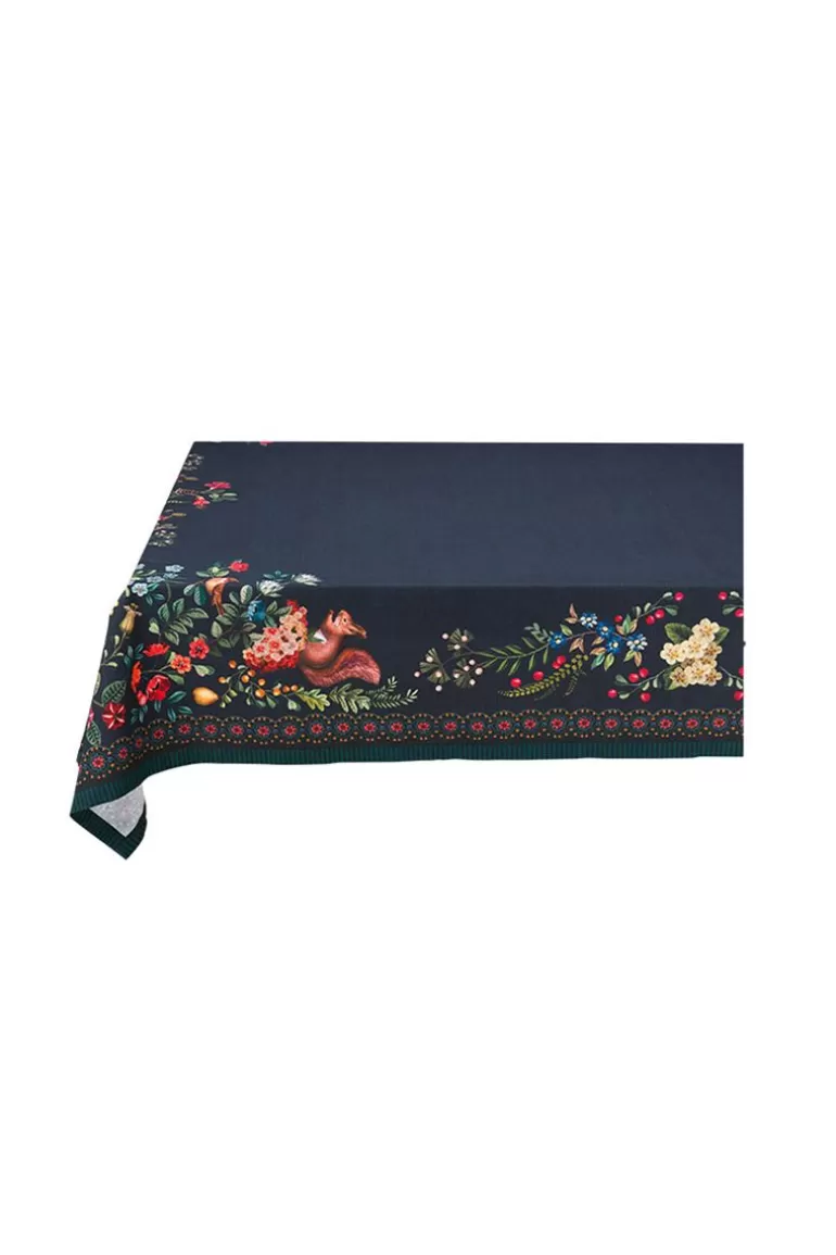 Outlet Winter Wonderland Tablecloth Dark Blue Tablecloths
