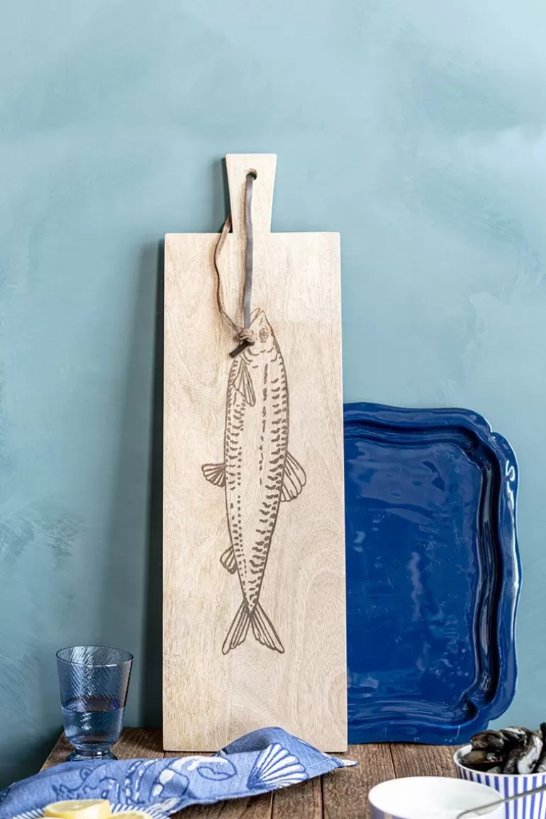 Clearance Wooden Tray Rectangular Herring Decoration Bowls