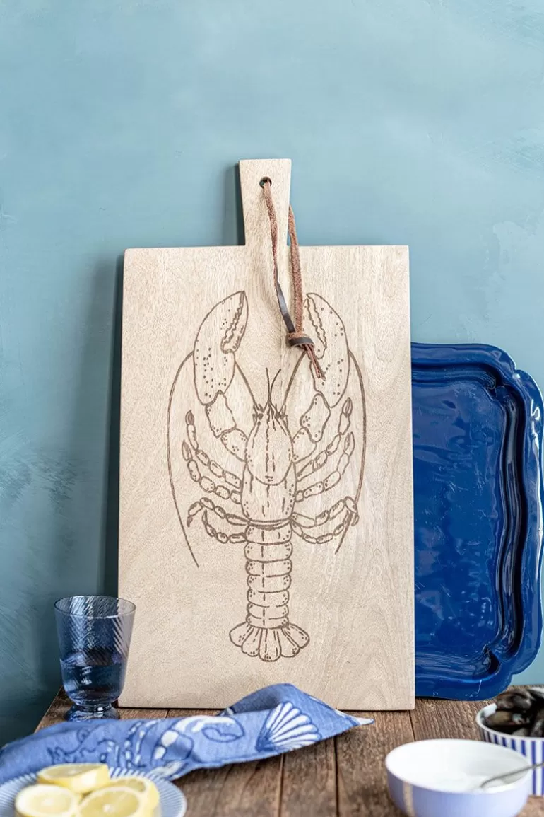 Hot Wooden Tray Rectangular Lobster Decoration Bowls